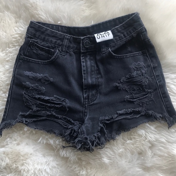 🖤 UNIF High waist shorts - Picture 1 of 2